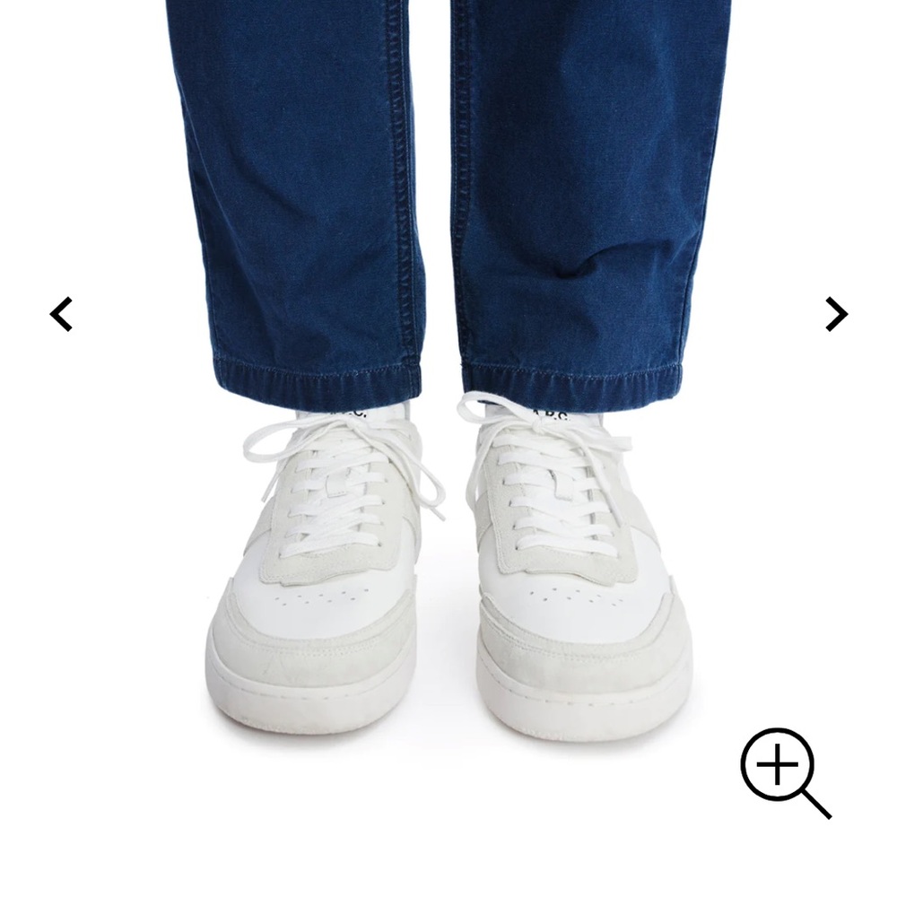 A.P.C // Plain White Sneakers